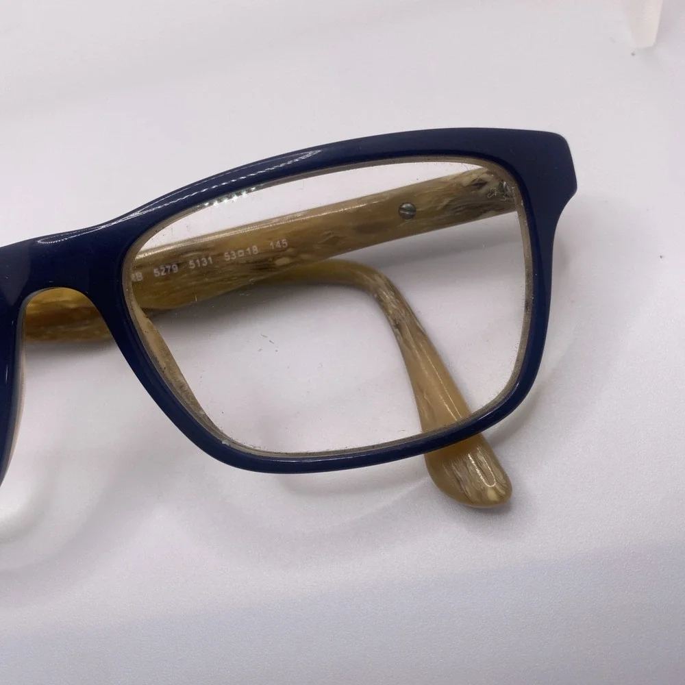 Ray-Ban Eyeglasses FRAMES ONLY RB 5279 53-18-145 Black Brown 484 Women